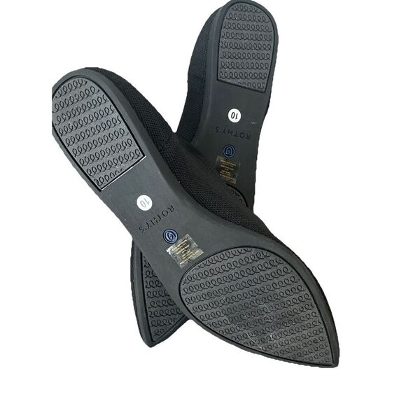 Rothy’s The Point Black Ballet Flats in Size 10  New - Picture 5 of 5